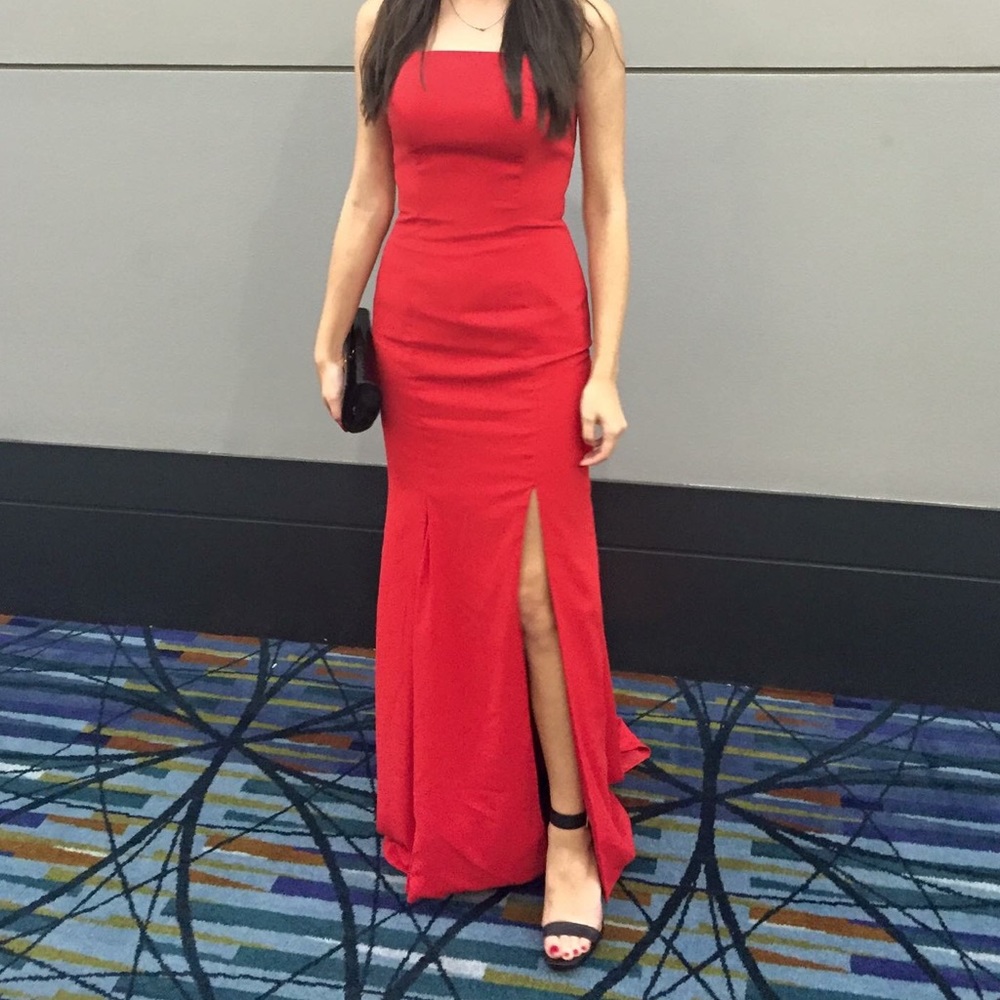 Red Gown from Celebrity Dresses